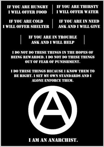 I am an anarchist