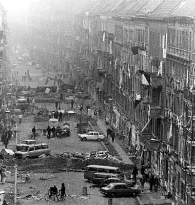 Mainzer Straße - kurz vor der Räumung