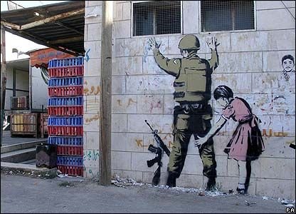 Graffiti Durchsuchung von banksy 