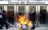 Generalstreik Spanien 29. März 2012 - Börse von Barcelona