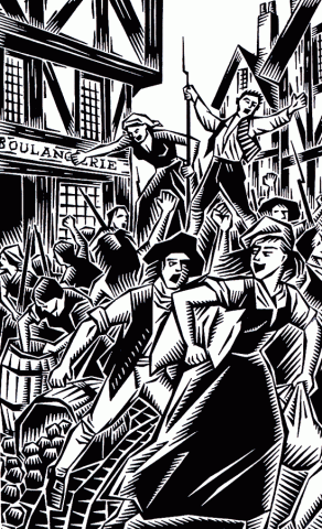 Grafiken des anarchistischen Künstlers Clifford Harper - Revolution