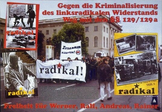 Kunst und Kampf - Plakat Radikal