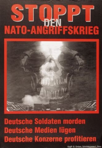 Plakate Sozialer Bewegungen - Stoppt den Nato-Angriffskrieg