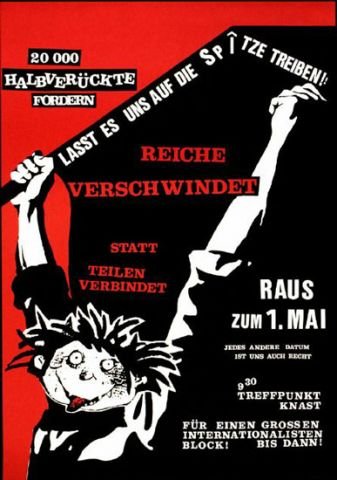 Plakate Sozialer Bewegungen - Reiche verschwindet