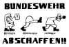 Plakate Sozialer Bewegungen - Bundeswehr abschaffen