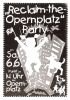 Plakate Sozialer Bewegungen - Reclaim the Opernplatz