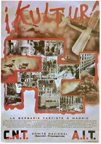 Plakat aus dem Spanischen Bürgerkrieg CNT-FAI 7