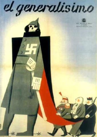 Plakat aus dem Spanischen Bürgerkrieg CNT-FAI 70