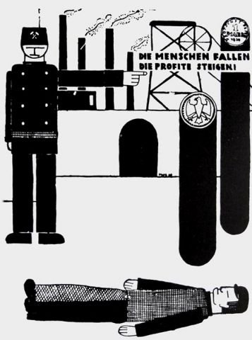 Franz Wilhelm Seiwert - Die Menschen fallen