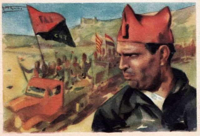 Buenaventura Durruti Postkarte