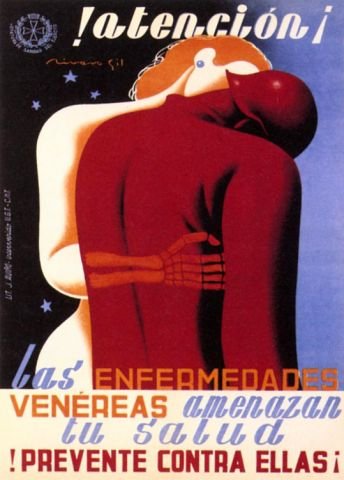 Plakat gegen Prostitution