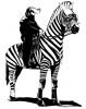 Streetart - Riot Zebra