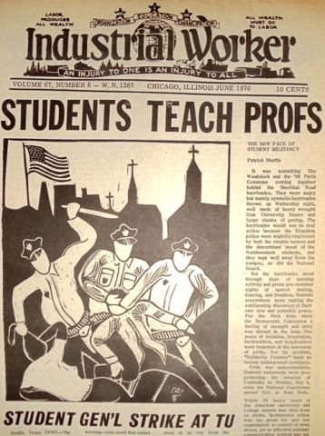 Industrial worker - students teach profs